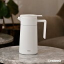 コーヒーポット 保温ポット ステンレス製 600ml ハリオ HARIO セラミックコーティング 真空二重保温ポット ホワイト(3)