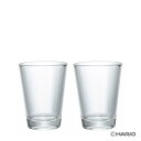 グラス コップ 耐熱ガラス製 140ml 2個セット ハリオ HARIO 耐熱グラスセット シンプル ホット アイス対応