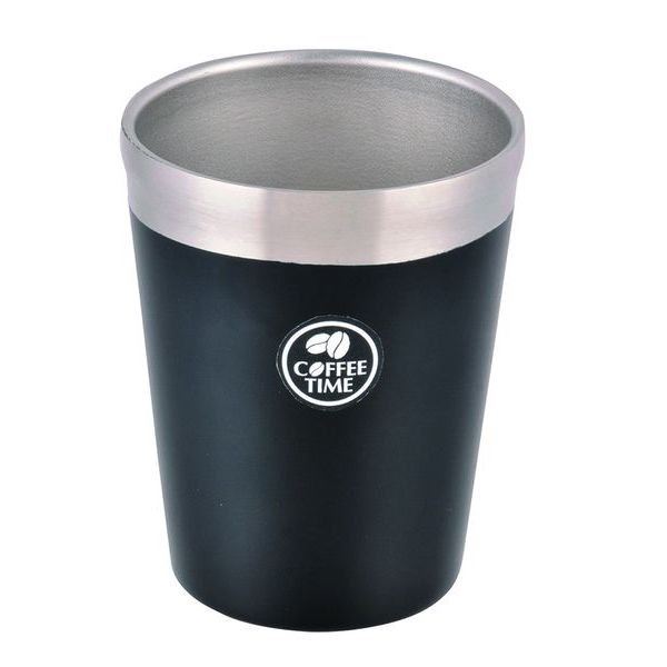 アイスコーヒー 真空コンビニカップ 保冷 結露しない 断熱カップ ラージ ブラック