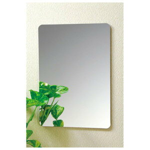 洗面鏡 浴室鏡 割れないミラー 壁面鏡 壁掛けセーフティミラー Lサイズ 350×440mm