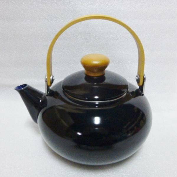 ヤカン ケトル IH対応 ホーローケトル 2L 黒 ブラック やかん ケットル おしゃれ 雅 琺瑯ケトル