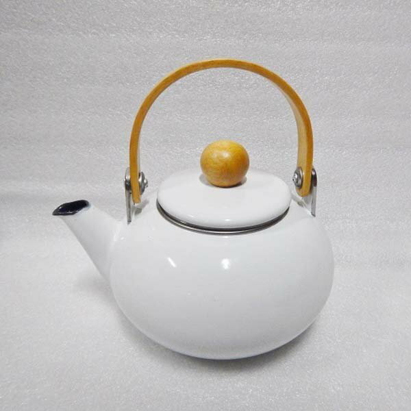 ヤカン ケトル IH対応 ホーローケトル 1L 白 ホワイト やかん ケットル おしゃれ 雅 琺瑯ケトル