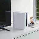 ルーター収納ボックス 重ねられる スリム 蓋付き ルーター収納ケース ホワイト ブラック 山崎実業 smart スマート(3)