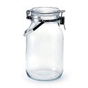 保存瓶 取手付き密封ビン ガラス瓶 保存容器 果実酒 梅酒びん 2L×12個セット