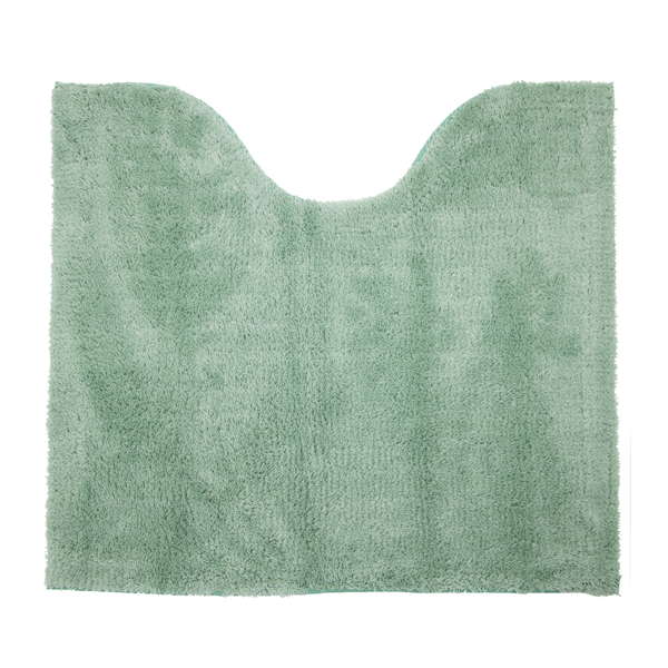 トイレマット 足元マット 55×60cm カラーショップ おしゃれ シンプル 無地 スモークグリーン 滑り止め..