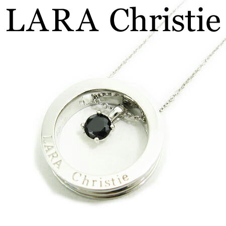 ララクリスティー LARA Christie ララクリスティー ヴォヤージュネックレス ブラック メンズ ネックレス CZ シルバー925 P3894-B