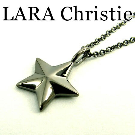 ララクリスティー LARA Christie ララクリスティー マイクロミニシリーズ ステラネックレス ブラック メンズ ネックレス シルバー925 P5714-B