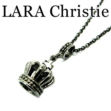 ララクリスティー LARA Christie ララクリスティー マイクロミニシリーズ ラコロナネックレス ブラック メンズ ネックレス シルバー925 P5721-B