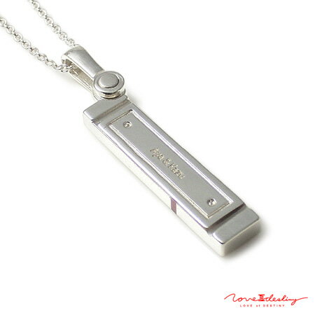 文字入れ無料 LOVE of DESTINY レディース ネックレス シルバー950 SV950 LODN-016L