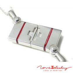 LOVE of DESTINY ペア ネックレス シルバー950 SV950 LODN-011M011L