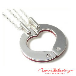 LOVE of DESTINY ペア ネックレス ダイヤモンド0.01ct シルバー950 SV950 LODN-014M014L