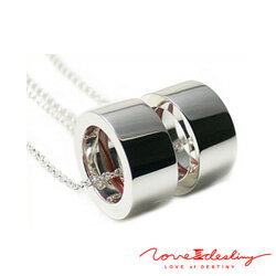 LOVE of DESTINY ペア ネックレス シルバー950 SV950 LODN-003M003L