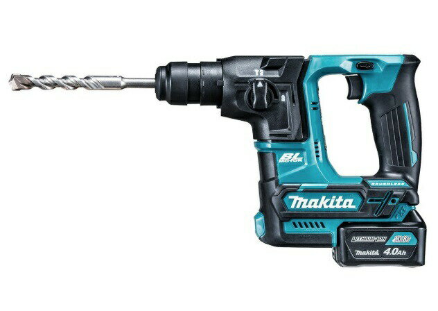 マキタ makita 16mm充電式ハンマードリル HR166DSMX バッテリBL1040Bx2本+充電器DC10SA+ケース付です。 ※ビットは別販売品です。 “ワンハンド”ハンマドリル！ 究極の使いやすさを追求 コンクリート用ビスやプラグの施工に ■"ワンハンド"ハンマドリル 　究極の使いやすさを追求 　コンクリート用ビスやプラグの施工に ■パワフル、高耐久ブラシレスモータ 　ボディサイズから想像できない高出力と高耐久を両立。 ■振動を低減 　防振ハウジングが手元に伝わる振動を低減。 ■手元に近い重心、最適バランス 　小型D型ハンドルで重心が手元に近くなり、腕への負担を軽減。 ■その他特長 　・サイドグリップ付 　・集じんカップ付