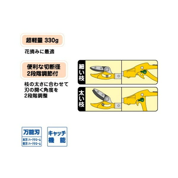 超軽量330g ムサシ スマートカット62cm No.367 花摘みに最適 '