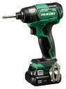 HiKOKI 10.8V コードレスインパクトドライバ WH12DD(2LS) 4.0Ahバッテリ(BSL1240M)x2個+急速充電器(UC12SL)+ケース...