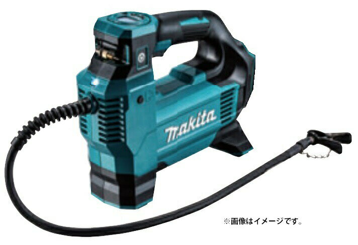 マキタ makita 充電式空気入れ MP180DZ 本体のみです。 ※バッテリ・充電器は別販売品です。 88381899628 ■世界最速の充填速度※ マキタ社従来機と比較して約2倍の吐出量22L/min（200kPa、高速モード時）。 最高圧力1,110kPaのハイパワータイプ。 ※電動工具メーカー製、充電式空気入れにおいて。 2021年6月現在、マキタ社調べ。 ■自動車や小型トラックに ■見やすいデジタル表示画面 ■充填モード切替付 3：自動車タイヤ等、容量の大きいもの 2：一般的な自転車 1：ボール等 ■減圧機能 ■LEDライト付 ■バックライト付 ■各種アダプタ収納可能 ■防じん・防滴「アプト」 過酷な現場環境から本機を守り抜く。 ※注意：水や粉じんによって故障しないことを 保証するものではありません。マキタ makita 充電式空気入れ MP181DZ