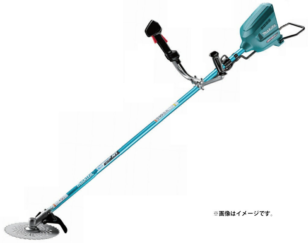 ※こちらの商品には保護メガネは付いていません。 マキタ makita 充電式草刈機 MUR012GZ［Uハンドル］ 本体のみです。 ※バッテリー・充電器は別販売品です。 88381750370 ■80Vmax（40Vmaxバッテリ×2本）仕様 エンジン式40mLクラス（高速モード時）で圧倒的ハイパワー＆広範囲作業が可能。 ■連続作業に強い ■最適重心バランス ■「両肩タイプ」肩掛けバンド付 ■雨の中でも運転可能※ ※水や粉じんによって故障しないことを故障しないことを保証するものではありません。バッテリを装着した場合は、本体側の保護等級に準じます。 ■楽らくロングドライブモード ■全ての操作が手元で可能 ■キックバック時に刃物がストップ※ キックバック（跳ね返り）を起こした時に発生する、急激な回転数の低下を検知し、刃物を素早く停止。 ※注意：本機能はキックバックそのものを防止するものではありません。 ■大径255mmDCホワイトチップソー付 ■左右非対称Uハンドル ■吊り下げ位置調整可能 ■その他特長 ・逆回転カラミトリ機能付 ・定回転制御 ・主電源スイッチ・オートオフ ・ソフトスタート＆ソフトブレーキ※こちらの商品には保護メガネは付いていません。 マキタ makita 80Vmax充電式草刈機 MUR012GZ［Uハンドル］ 本体のみです。 ※バッテリー・充電器は別販売品です。