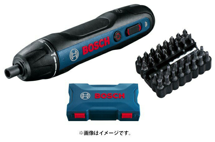 ☆ 日本正規品 ボッシュ コードレスドライバー Bosch GO-N 充電用MicroUSBケーブル+ビット32本+キャリングケース付 BOSCH