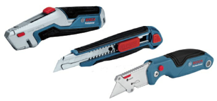 (ボッシュ) プロフェッショナルナイフカッターセット 1600A027M4 用途に合わせて便利に使える BOSCH