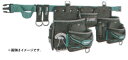 (マキタ) 3ポーチベルトセット A-73106 サイドプッシュ式ワンタッチ着脱 サイズH290xL640xW1450mm makita