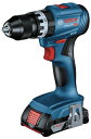 (ボッシュ) コードレス振動ドライバードリル GSB18V-45 バッテリ2個+充電器+ケース付 コンパクトヘッド174mm 18V対応 BOSCH