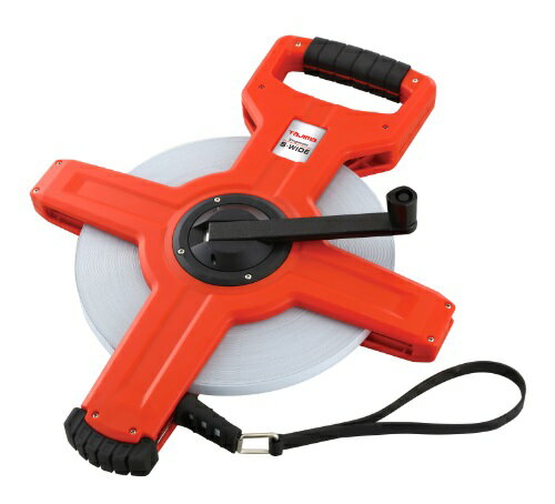 タジマ エンジニヤスーパーワイドはや巻100m HSW3-100 幅13mm 長さ100m 張力100N 巻尺 TJMデザイン TAJIMA 038067 '