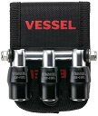 ベッセル クイックキャッチャー3連ホルダー QB-10B3K 黒 VESSEL 033604 小型便 '(4)