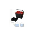 リングスター 大型工具箱 ドカット D-4700 カラー:レッド/ブラック 465x333x322mm 重量2.6kg 容量約27L 在庫(4)