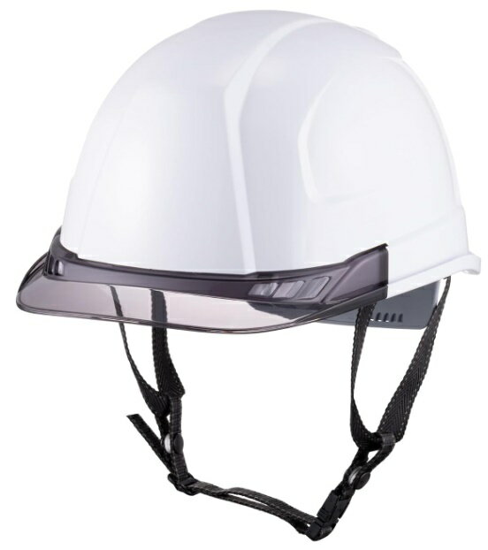 トーヨー No.395F-S 送風機内蔵ヘルメット ウィンディーヘルメット 白 ヒサシ:スモーク TOYO 111252 '