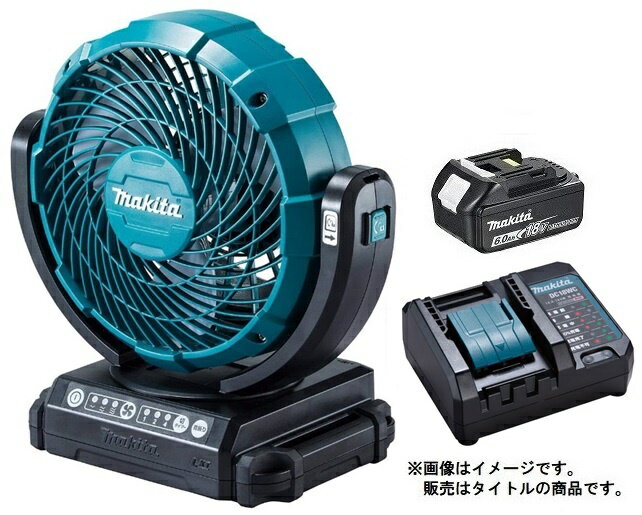 マキタ 充電式ファン CF102DZ+バッテリBL1860B+充電器DC18WC付 14V/18V対応 makita オリジナルセット品