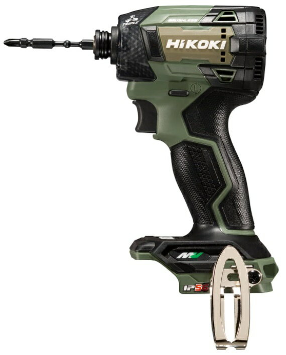 HiKOKI WH36DD(NNG) コードレスインパクトドライバ フォレストグリーン 本体+ビット付 36V対応 日立 ハ..