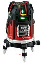 KDS DSLP-90RGRSA 電子整準高輝度グリーンレーザー墨出器 本体+受光器+三脚 フルラインレーザー 。
