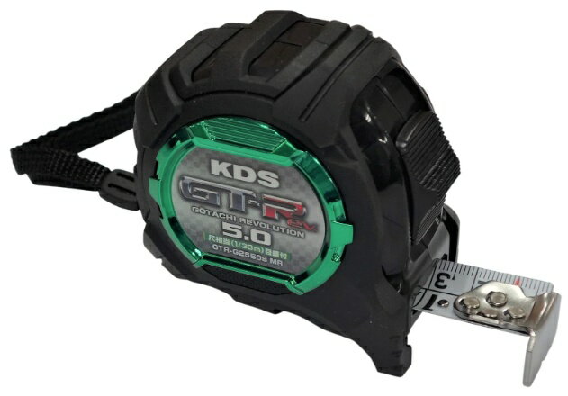 KDS GTR-G2550S MR 剛立25巾5m厚爪 まさめ 尺相当目盛 1/33m目盛付 ショックアブソーバー付 ムラテックKDS 174422 小型便 '