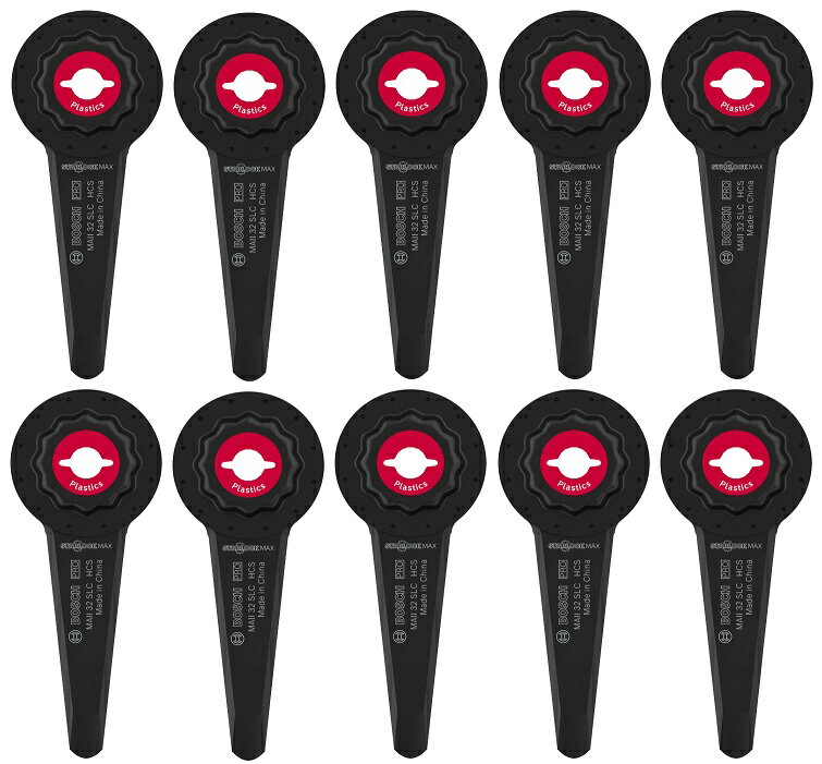 (ボッシュ) 2608669141 PRO マルチツールブレード ナイフ刃 10枚入 MAII32SLC/10 スターロックマックス..