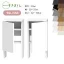 【開梱設置付き】すきまくん カウンター下収納 CSD SSL SSR 奥行30cm 幅30~55cm 高さ60~103cm スッキリ配線キャビネット 日本製 国産 完成品※オーダー品のためキャンセル不可