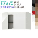 【送料無料】すきまくん シューズすきまくん 上置き 玄関収納 下駄箱 ESP-UWT60 玄関 エントランス 収納定尺幅60cm 奥行39.7cm 高さ61-8...