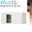 【送料無料】シューズすきまくん 定尺幅 上置き ESP-UWT75 幅75cm 奥行39.7cm 高さ30-40cm玄関収納 下駄箱 玄関 エントランス 収納セ...