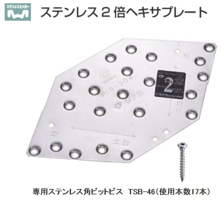 Rakuten - タナカ ステンレス2倍ヘキサプレート AA2152（1枚）