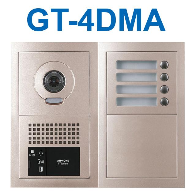 アイホン　GT-4DMA　GTシステム カメラ付集合玄関機(フルキー式、4局) Σ