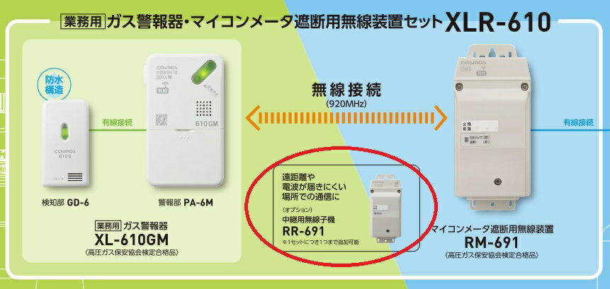 新コスモス　RR-691　中継用無線子機 □ 2