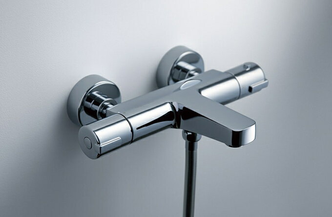 CERA　FM40741　マトリックス サーモスタット式シャワバス用湯水混合栓 クロム セラトレーディング ⇒〇