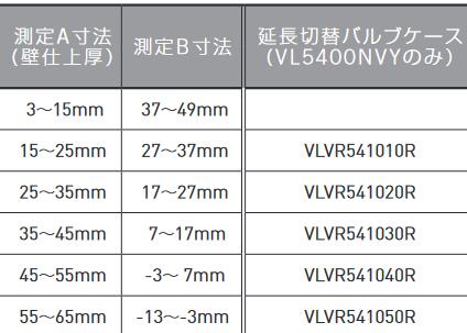 CERA　VLVR541010R　VOLA埋込部延長部材 延長切替バルブケース セラトレーディング ⇒〇