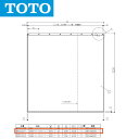 TOTO EKK04071 部材 12型 ポリエステルカ?テン(外寸:幅1290mm×高さ1530mm) 〇