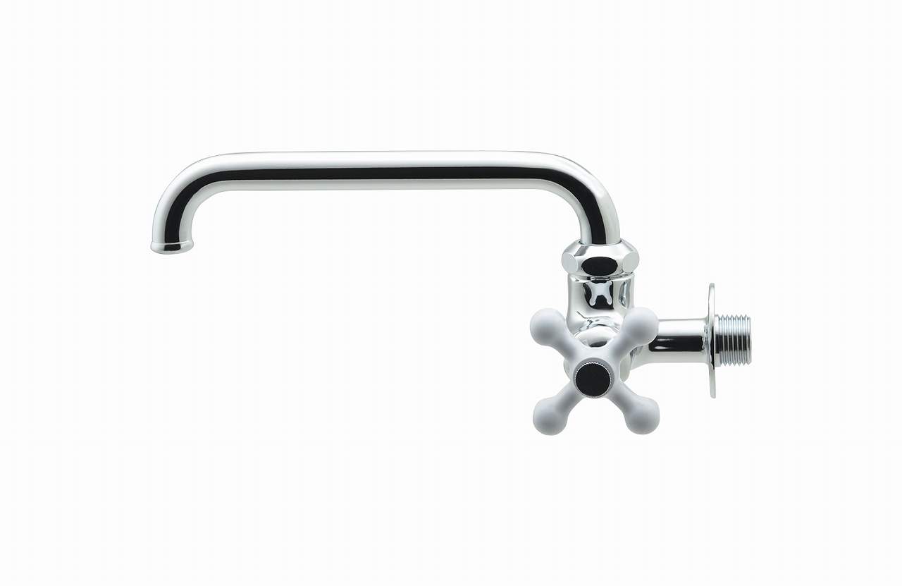 GAONA／ガオナ／カクダイ　GA-DF002　横形自在水栓　〇