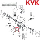 KVK Z422589 水栓部材 ボンネットユニット λ(4)