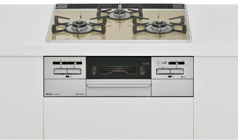 RS31W35P42DGAVW　リンナイ Mytone（マイトーン）ビルトインコンロ パールクリスタル 標準幅60cmタイプ 強火力（左・右） 〇
