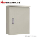 Nito/日東工業 ORB16-34 屋外用制御盤キャビネット 水切構造 防塵・防水パッキン付 【フカサ160mm W300xH400】【ライトベージュ】 Σ[...