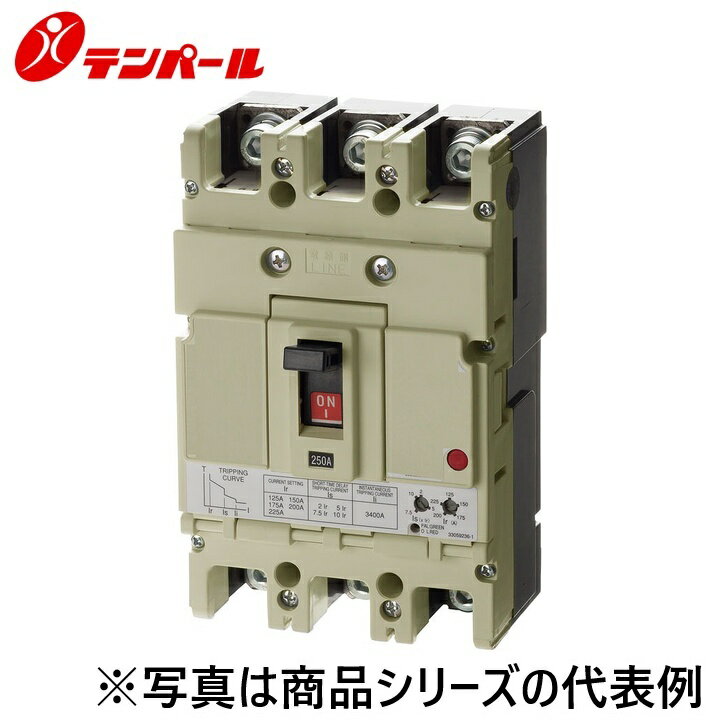 乐天商城 - テンパール工業　B223WDD[B-223WD 125A-225A]　配線用遮断器【高遮断容量・三相4線式回路用】【補助スイッチ+警報スイッチ】　Ψ