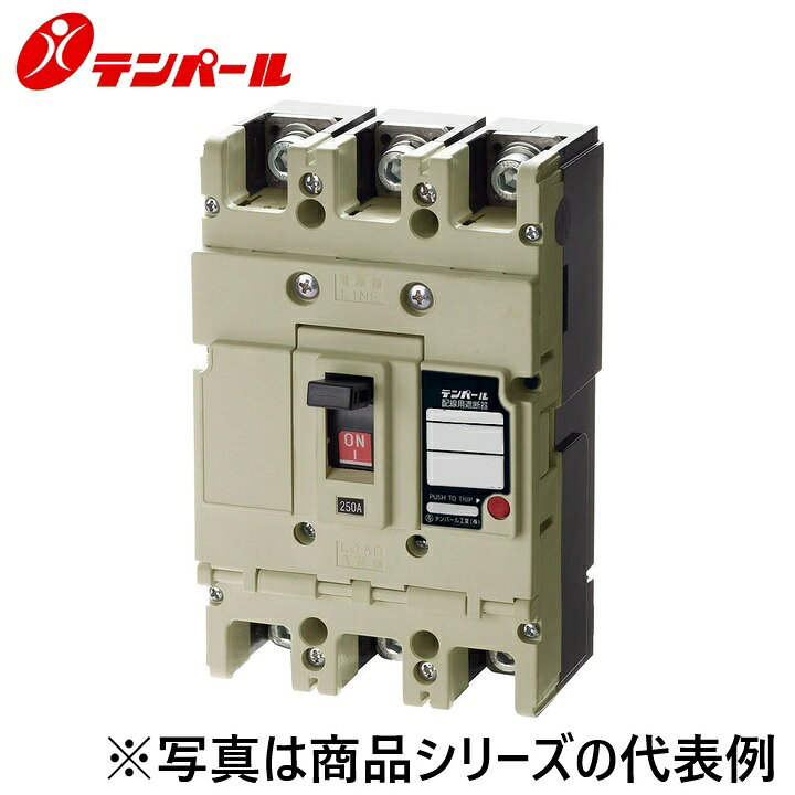 テンパール工業　B252FH25SA[B-252FH 250A]　配線用遮断器【高遮断容量・三相4線式回路用】【裏面型】【補助スイッチ】　Ψ