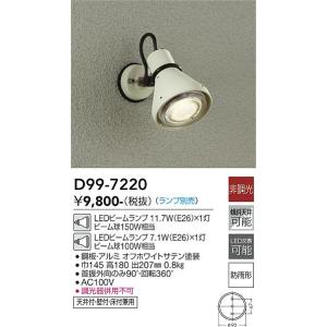 大光電機　D99-7220　LED屋外スポットライト ランプ別売 DAIKO Σ